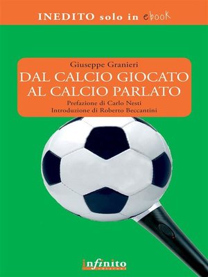cover image of Dal calcio giocato al calcio parlato